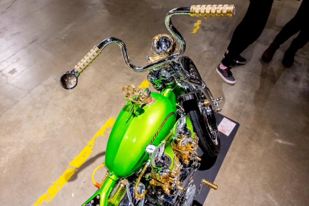 "Twisted Bobber" by Tim Scates -- Flathead Ford carb!
