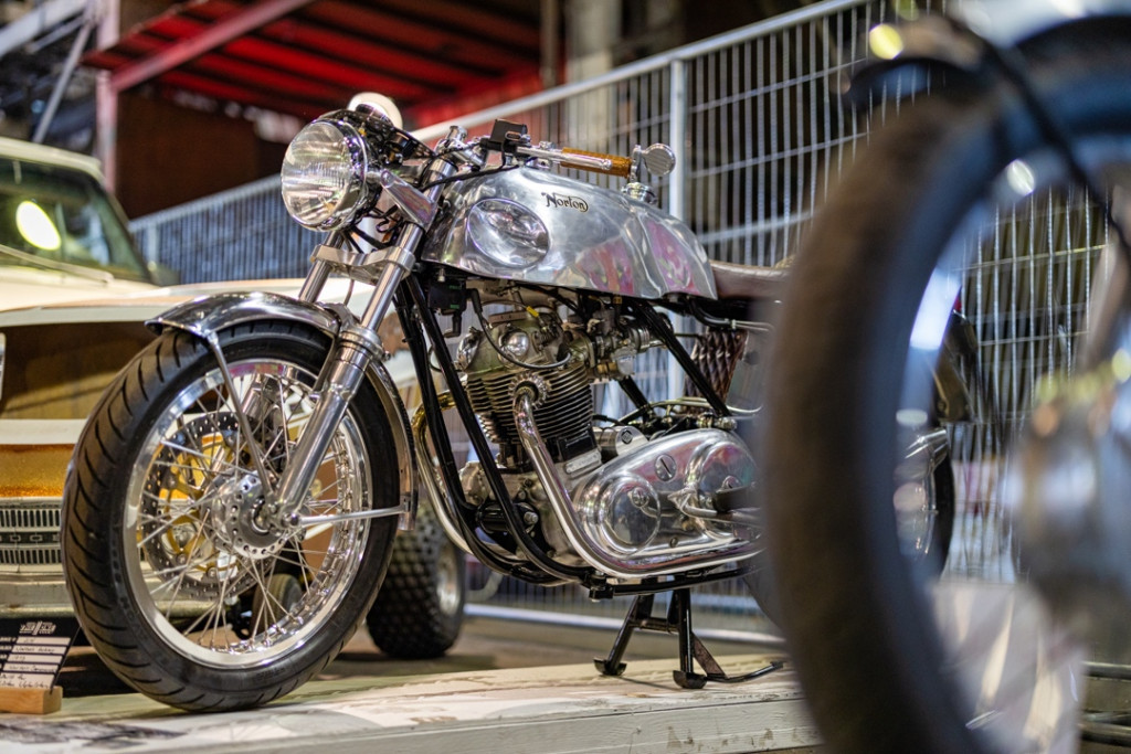 1973 Norton Commando by Nathan Ackley, built for Urban Upholstery