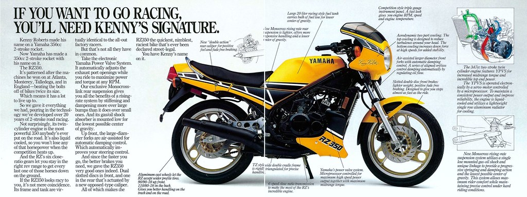 Yamaha rz350 price cheap