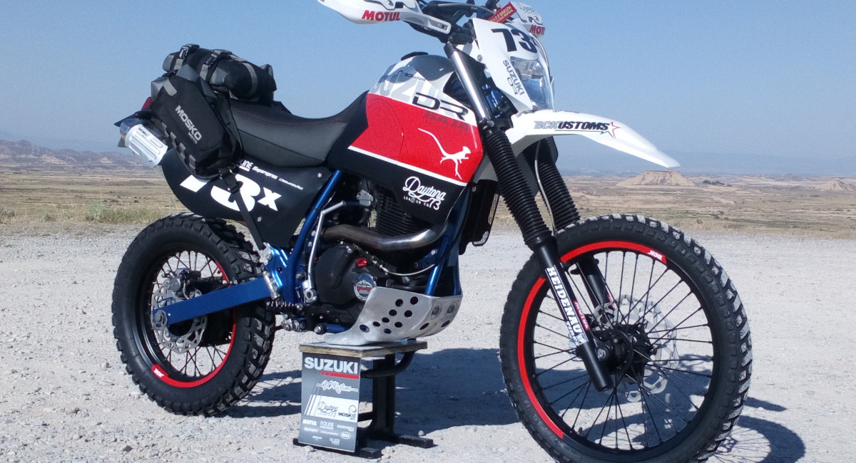 Suzuki DR650 Baja Rally Bike