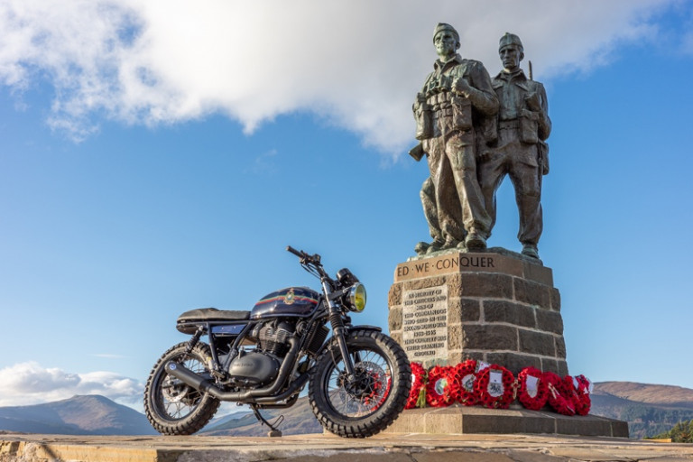 Commando 80 Tribute: Royal Enfield “Bootneck” Interceptor – BikeBound