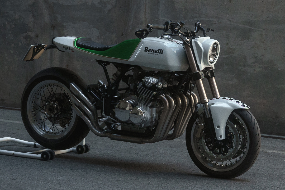 An ex-police Honda CBX750 returns to the streets