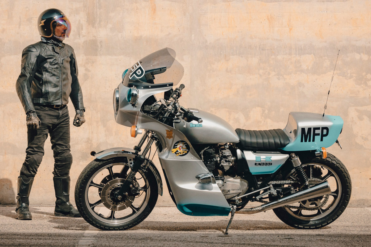 An ex-police Honda CBX750 returns to the streets