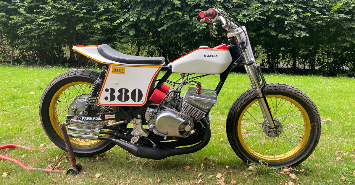 The Triple Option: Suzuki GT380 Flat Tracker – BikeBound