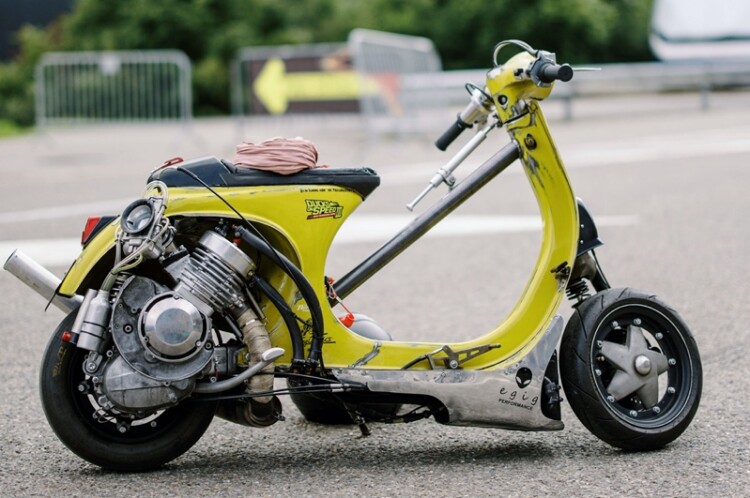 Rock’t Roller: 407cc / 88-hp 1958 Vespa Drag Racer! – BikeBound