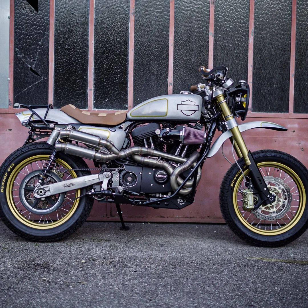Harley sportster adventure bike discount
