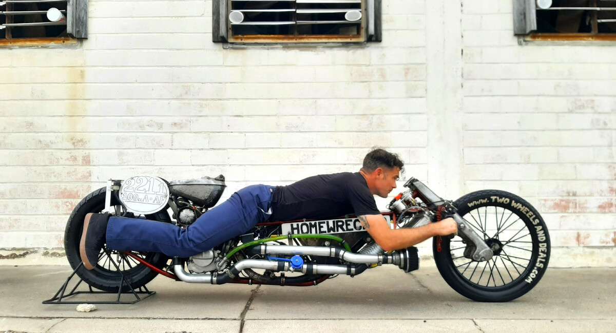Kawasaki KX100 Land Speed Bike