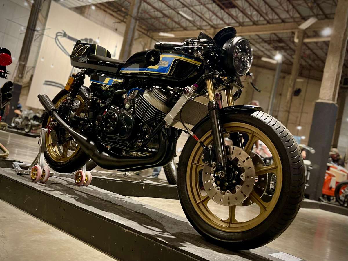 A-SPEC: Liquid-cooled Yamaha RD400 Café Racer – BikeBound
