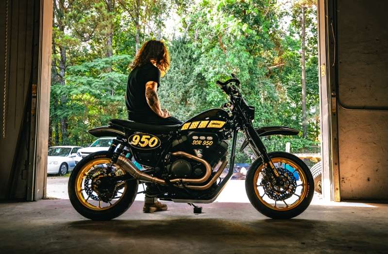 The Tengu: Yamaha SCR950 Urban Scrambler – BikeBound