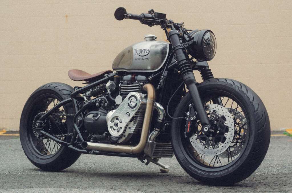 Supercharged Triumph Bobber