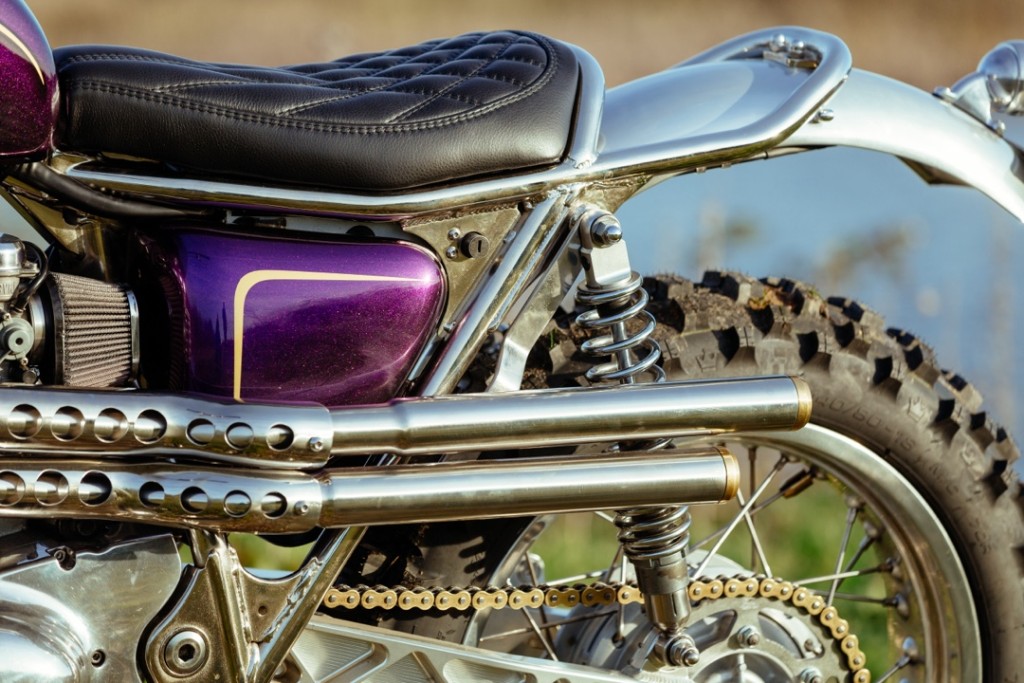 Kawasaki W650 Desert Sled Scrambler