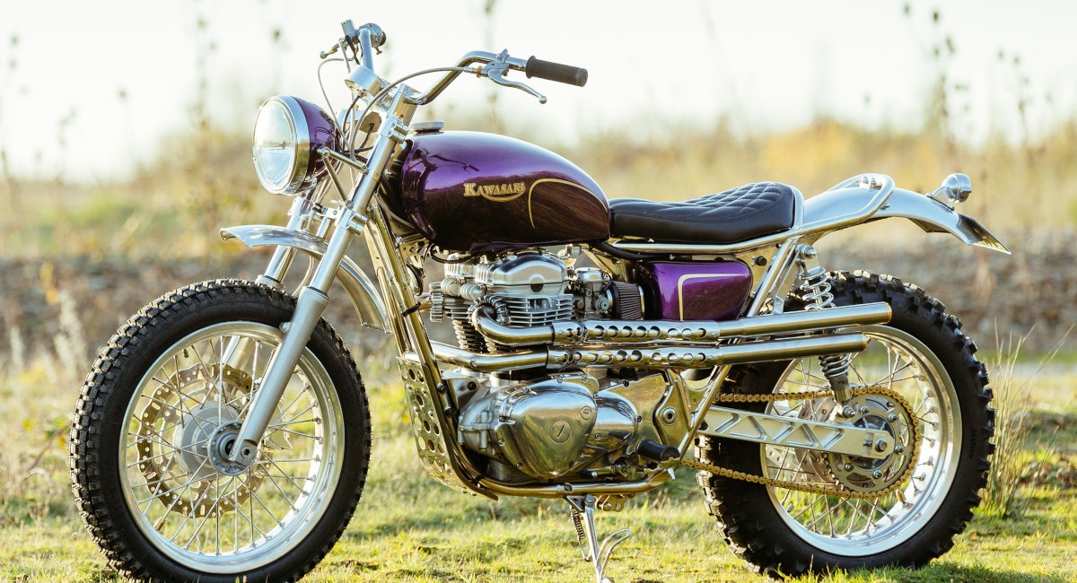 Kawasaki W650 Desert Sled Scrambler