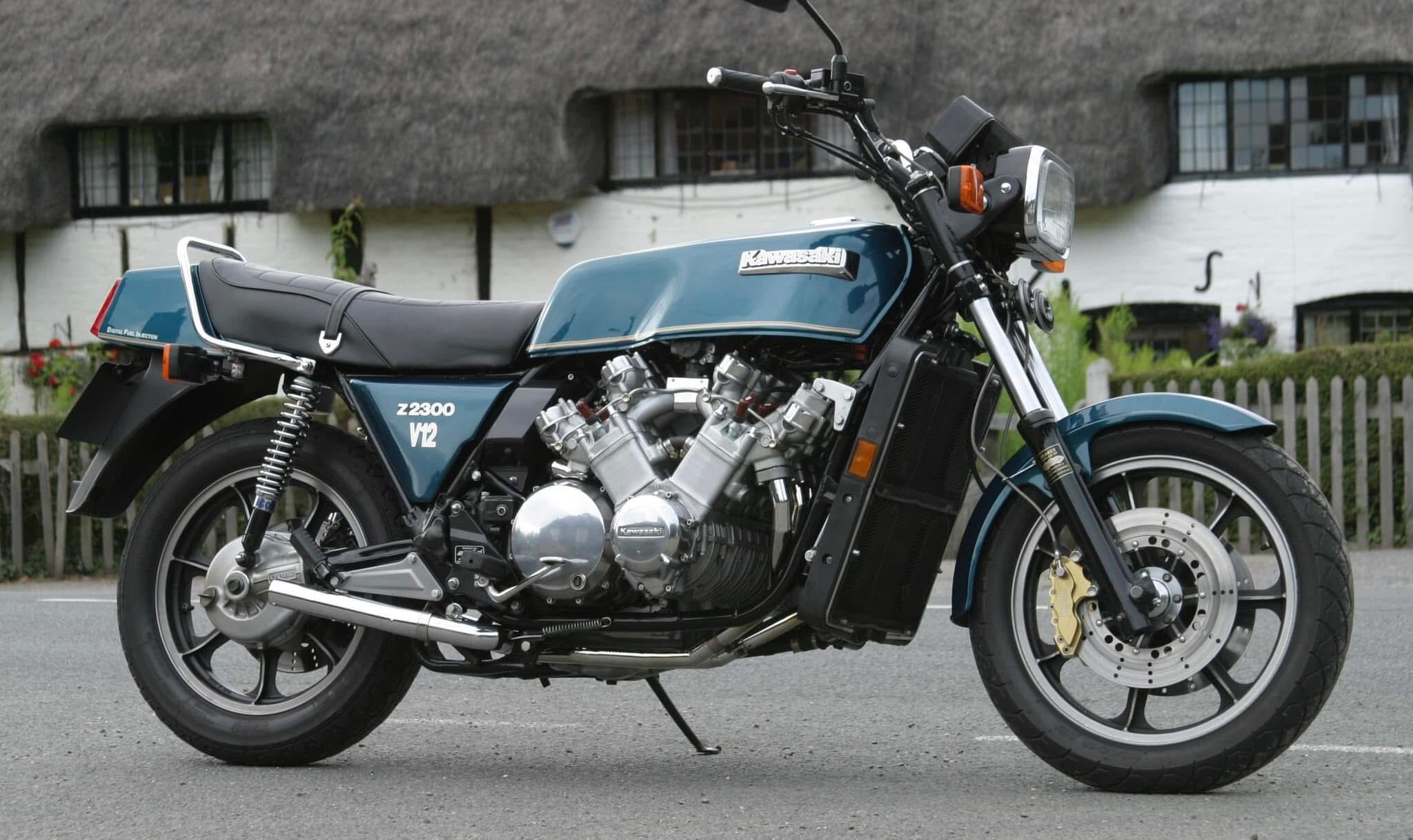 2300cc Zed Kawasaki Z2300 V12 Motorcycle BikeBound