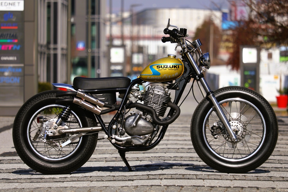 سوزوكي gn400 bobber – bikebound