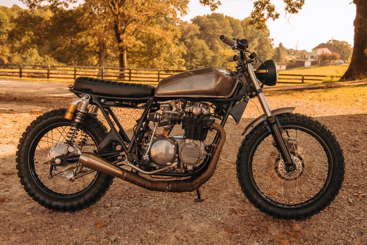 Wild Goose: Honda CB550 Brat Tracker – BikeBound