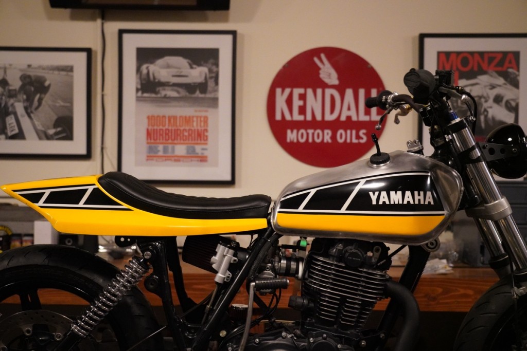 Yamaha XT500 거리 추적기
