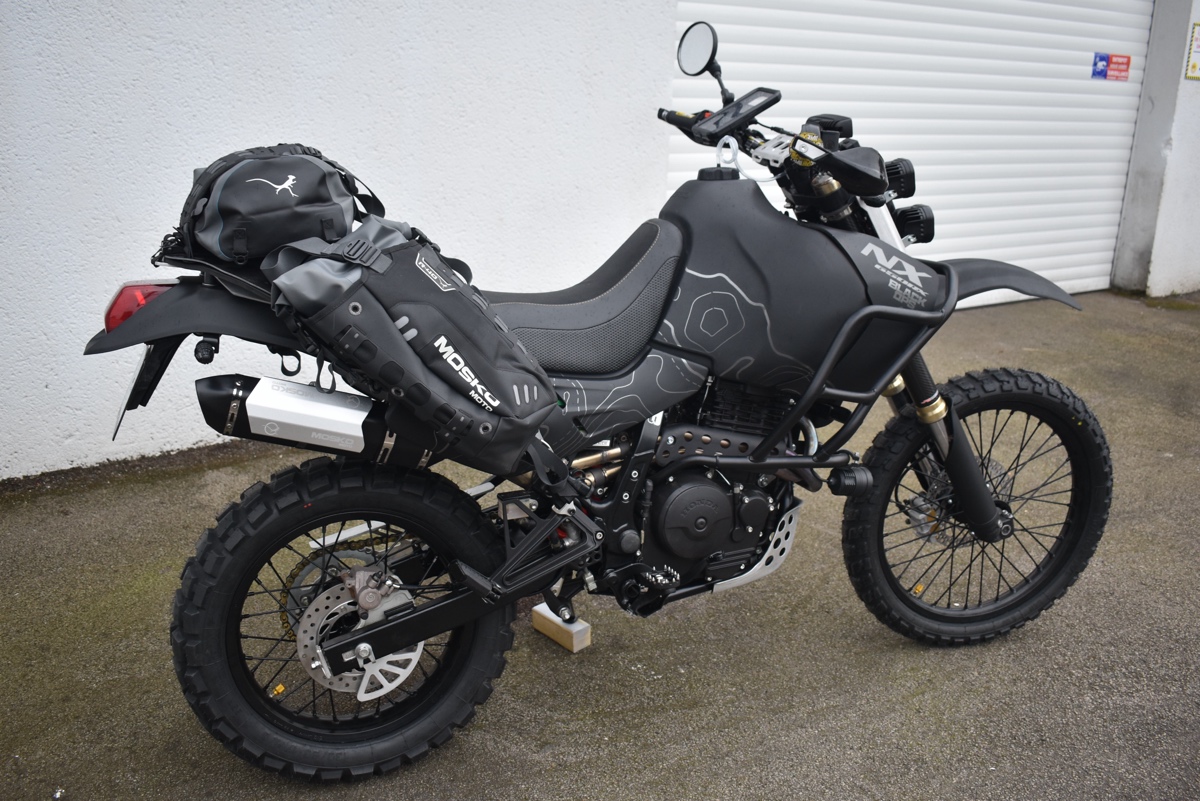 Black Ops Runner: Honda Dominator 650 Adventure Bike – BikeBound