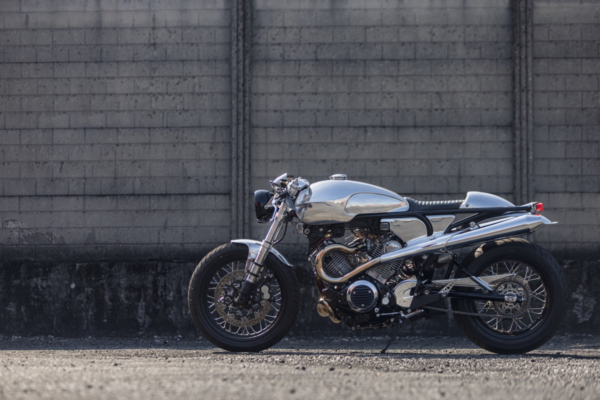 Poor Man's Vincent: Yamaha TR1 “Silver Arrow” – BikeBound