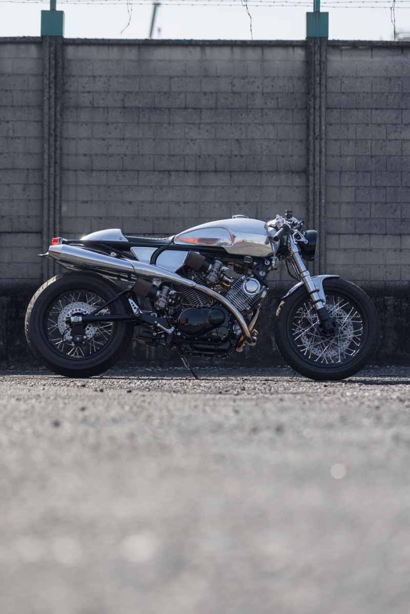 Poor Man's Vincent: Yamaha TR1 “Silver Arrow” – BikeBound