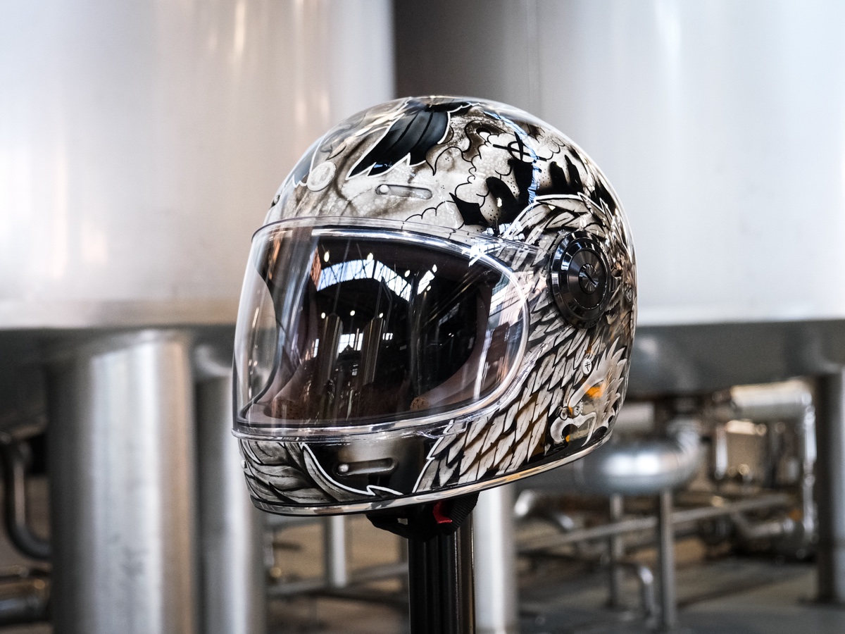 Glory Daze: Trippy Ten Helmet Art Show – BikeBound