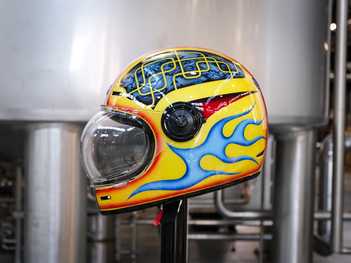 Glory Daze: Trippy Ten Helmet Art Show – BikeBound