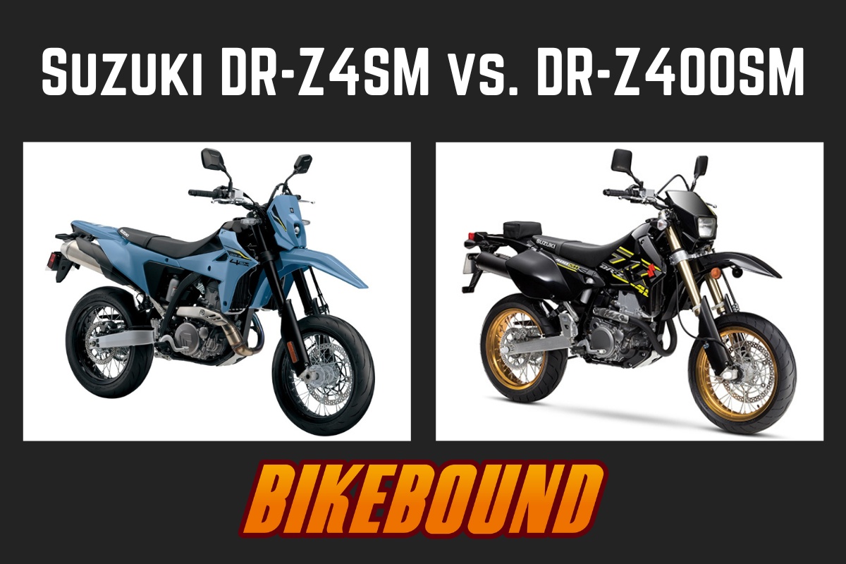 Suzuki DR-Z4SM vs DR-Z400SM: The New vs. the Legend – BikeBound