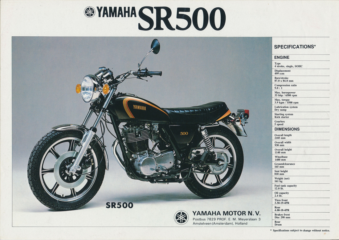 Vintage Review & Specs: Yamaha SR500 – BikeBound