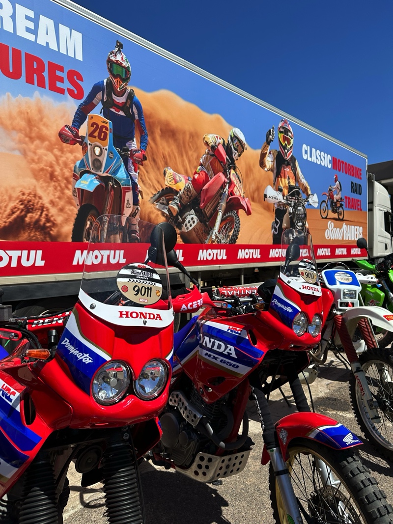 Honda NX650 Dominator Rally Bikes