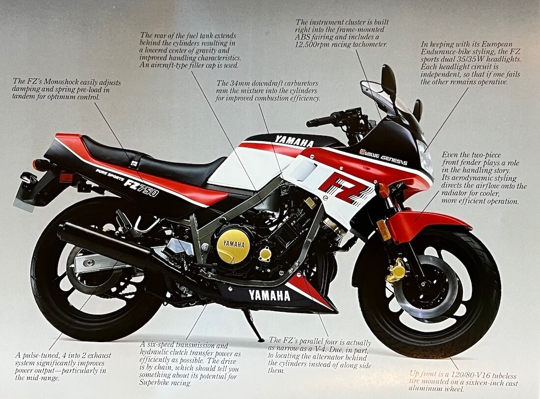 The Four-Cylinder Dakar Bike: Yamaha FZ750 Ténéré – BikeBound