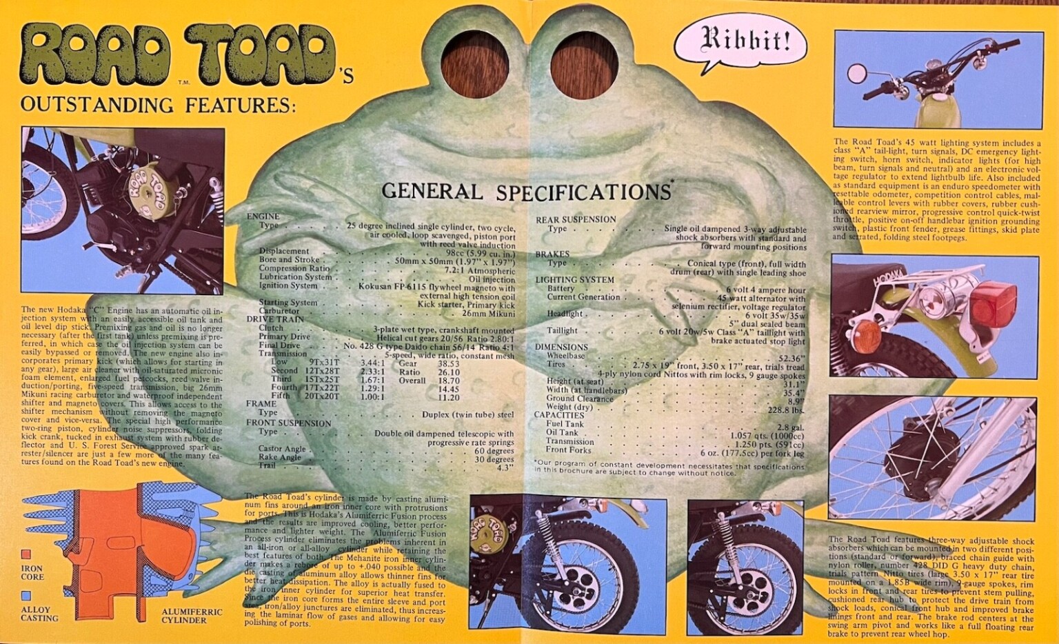 Candy Green Time Capsule: 1975 Hodaka Road Toad 100 – BikeBound