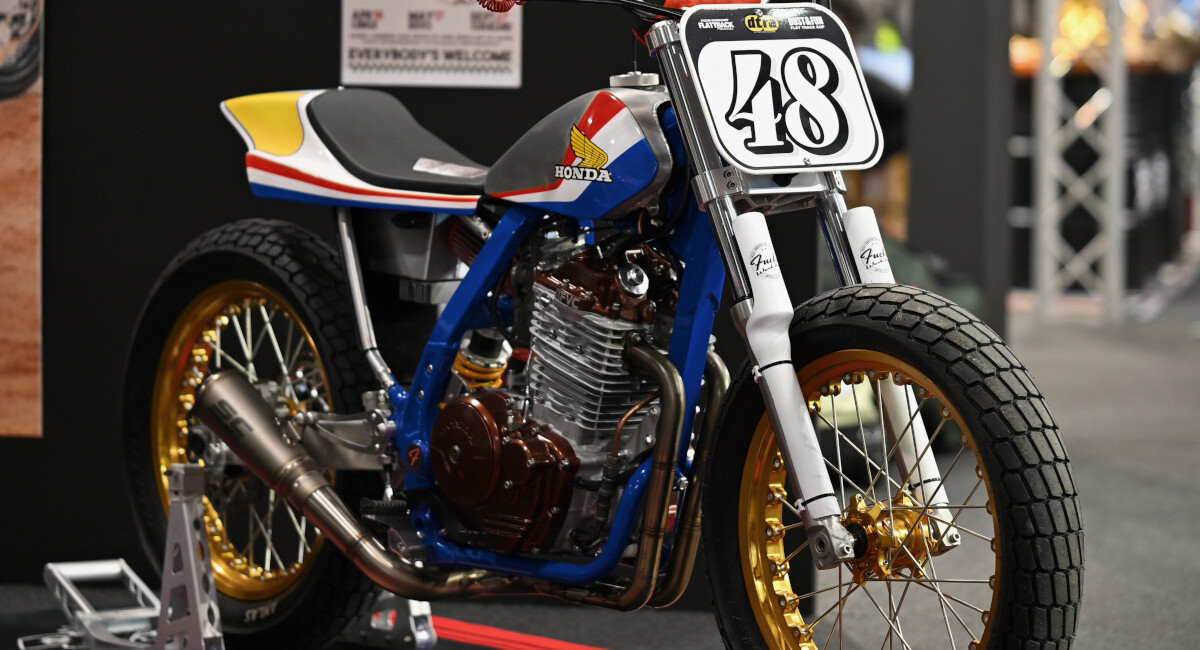 Honda NX650 Flat Tracker