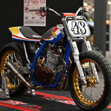 Honda NX650 Flat Tracker