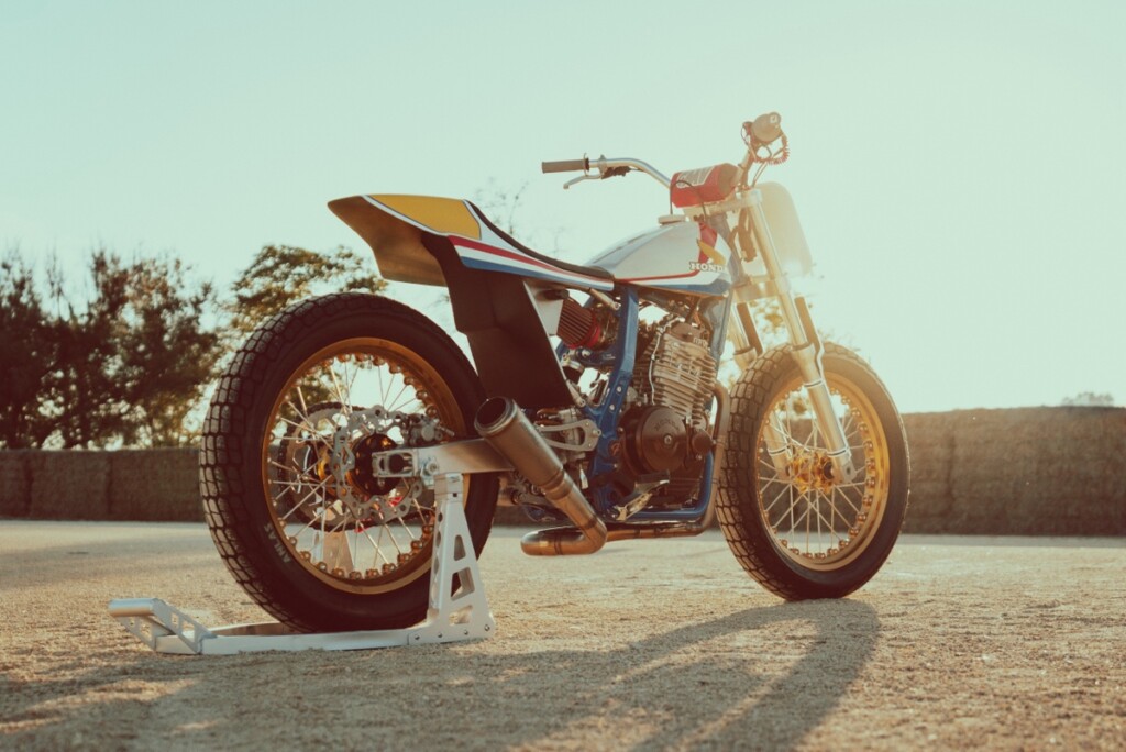 Honda NX650 Flat Tracker