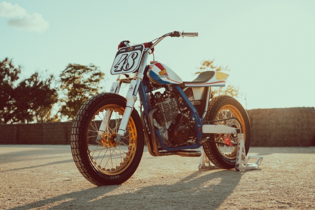 Honda NX650 Flat Tracker