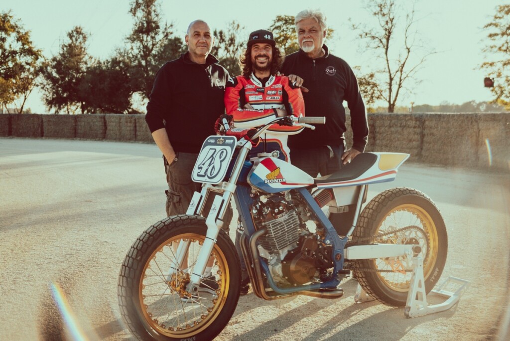 Honda NX650 Flat Tracker