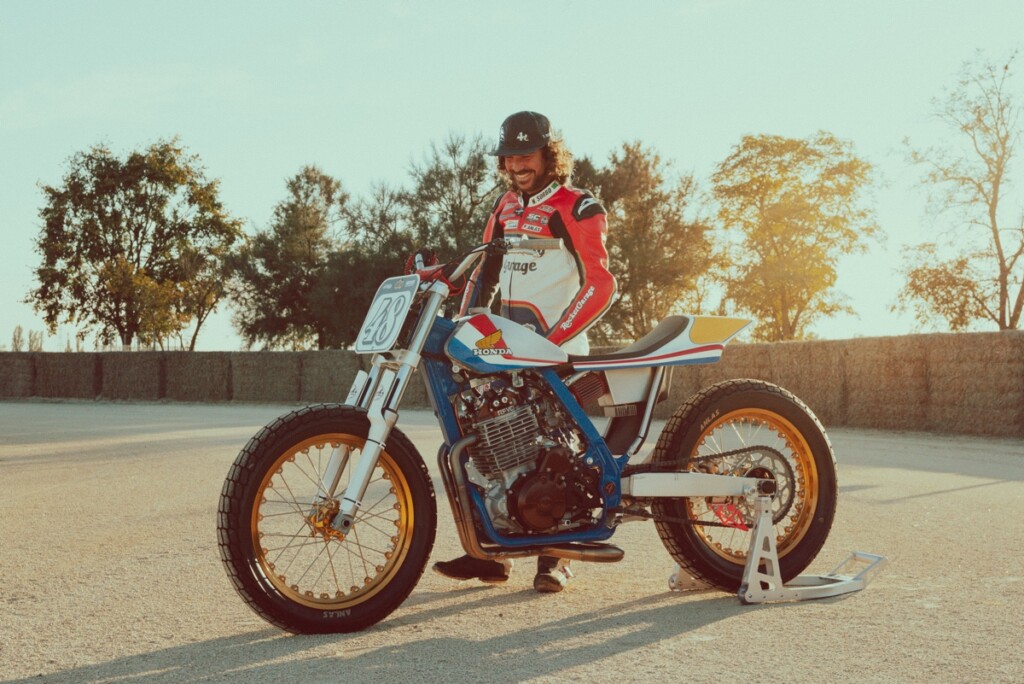 Honda NX650 Flat Tracker