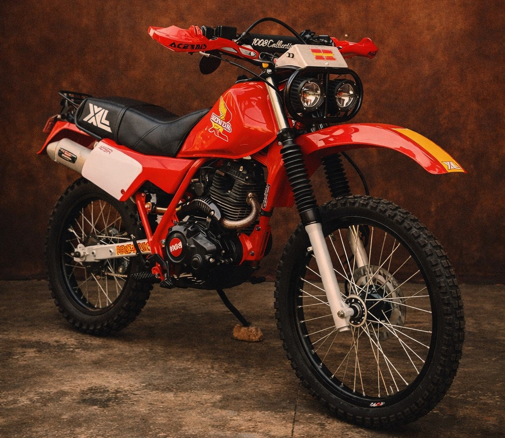 赤*白様 XL125R エンジン HONDA Little Red: 250cc Honda XL125R Restomod – BikeBound