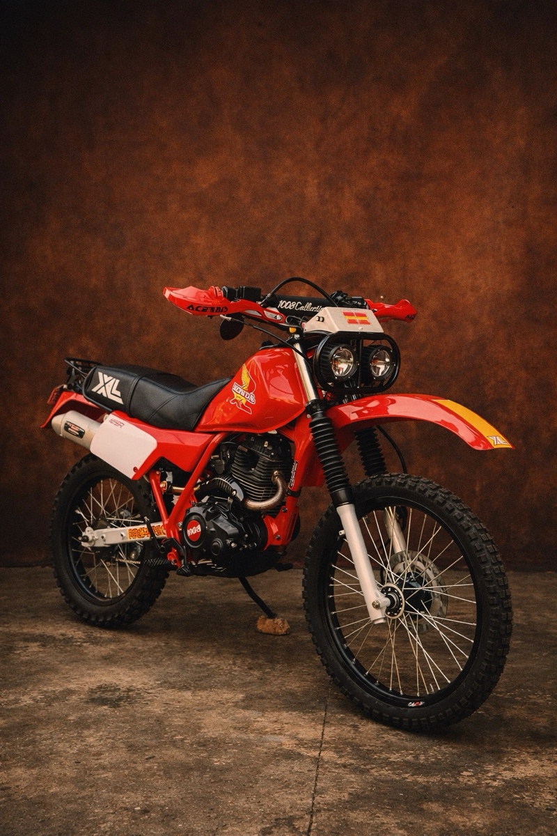 Little Red: 250cc Honda XL125R Restomod – BikeBound