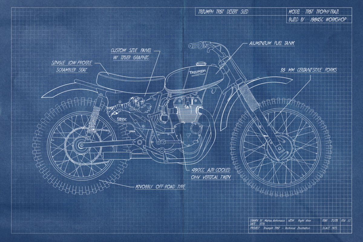 Triumph Trophy Trail Desert Sled