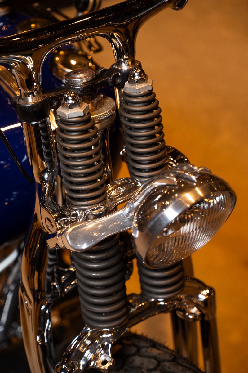 Supercharged Harley VL Bobber