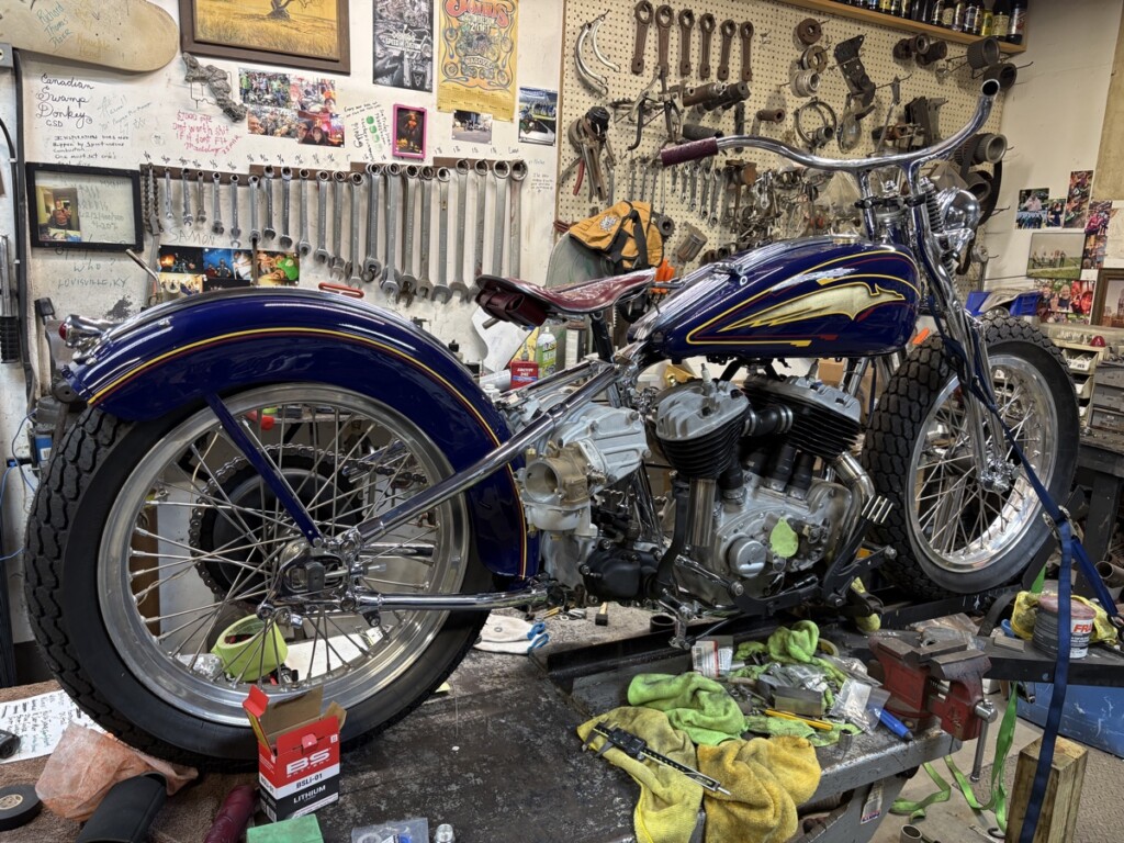 Supercharged Harley VL Bobber