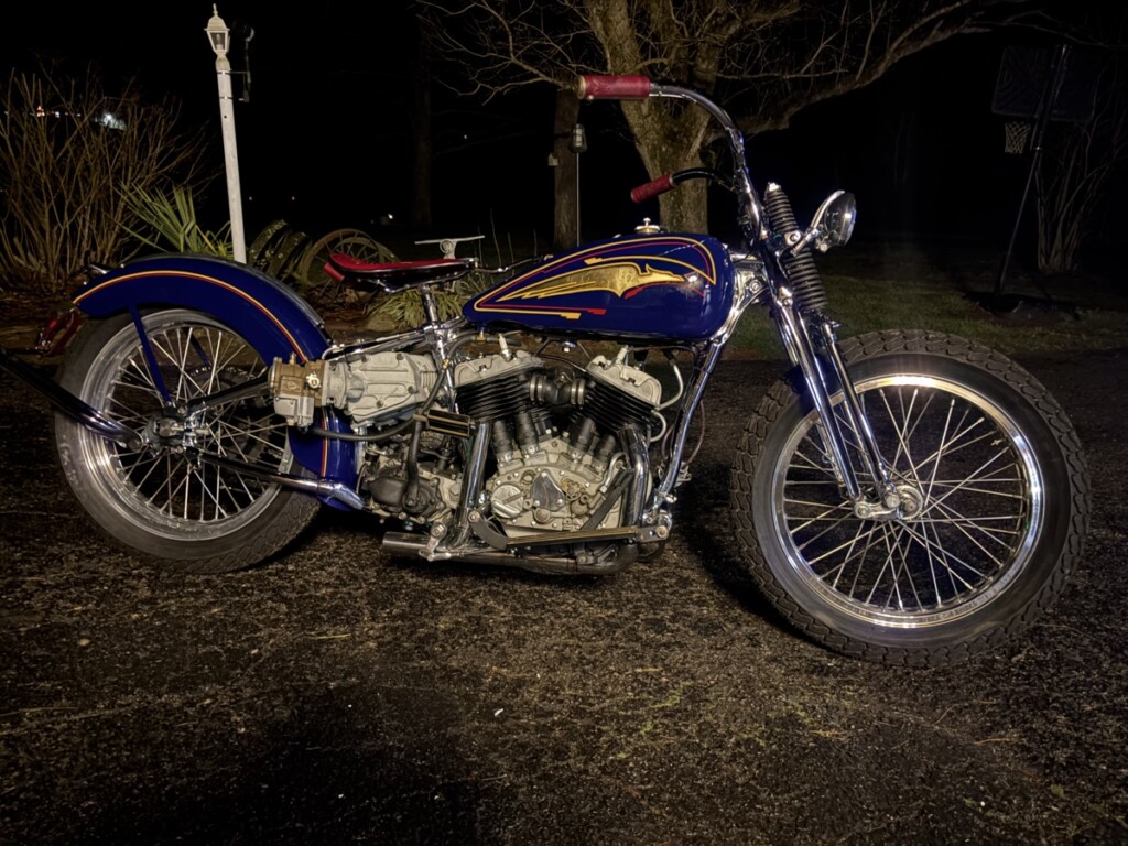 Supercharged Harley VL Bobber
