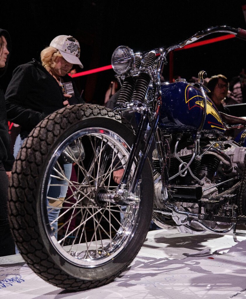 Supercharged Harley VL Bobber