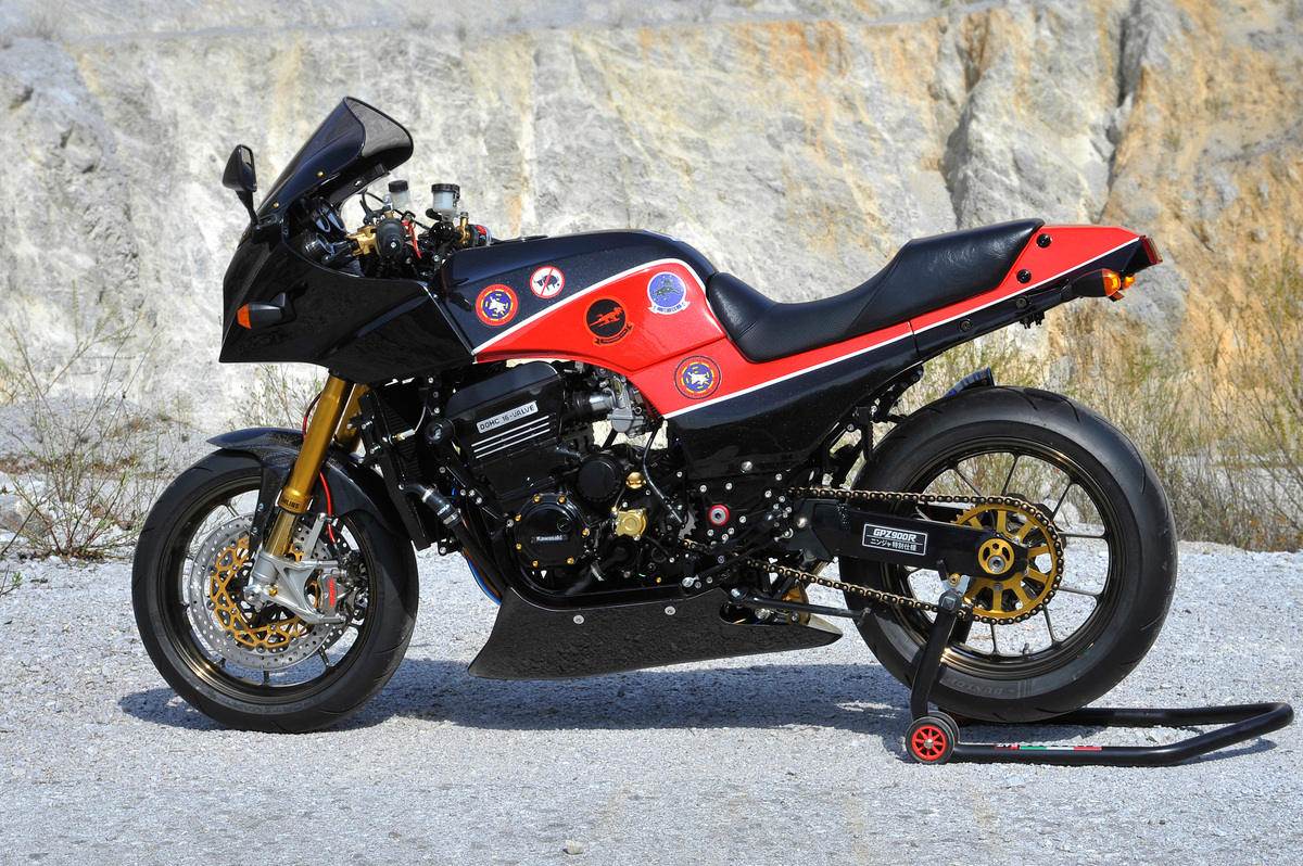 Maverick Spec: 140-hp Kawasaki GPz900R Restomod – BikeBound