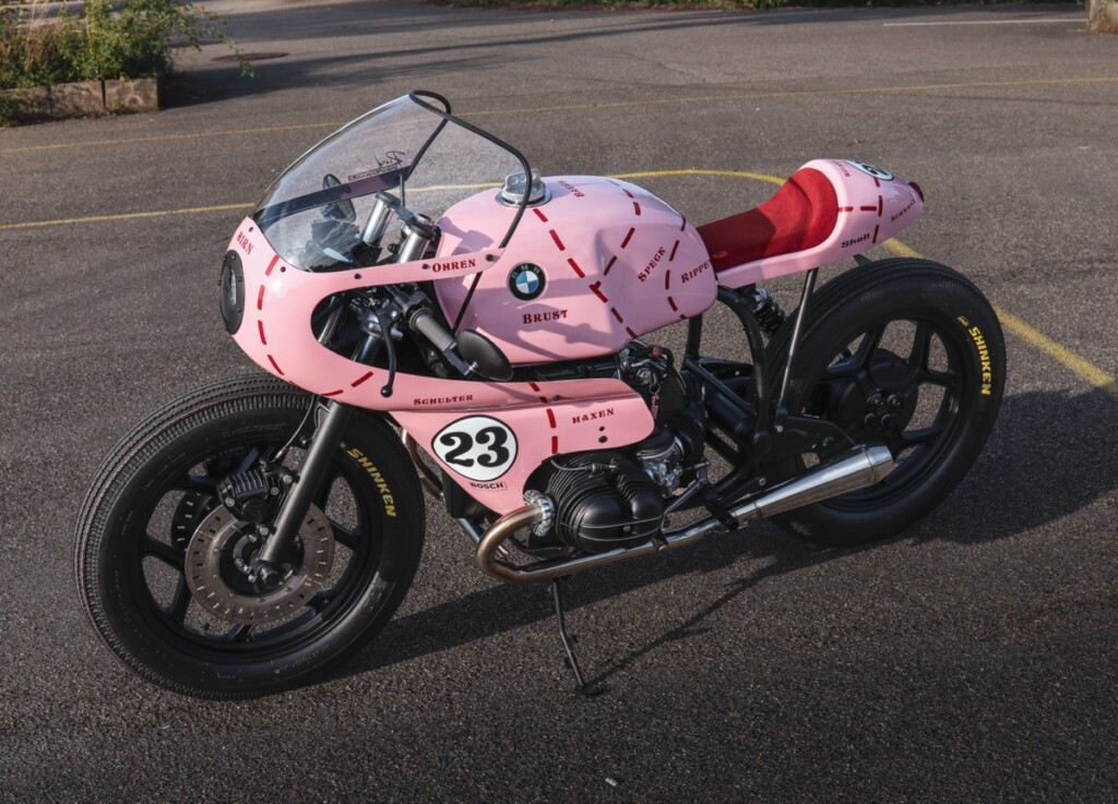 BMW R80 Cafe Racer Pink Pig