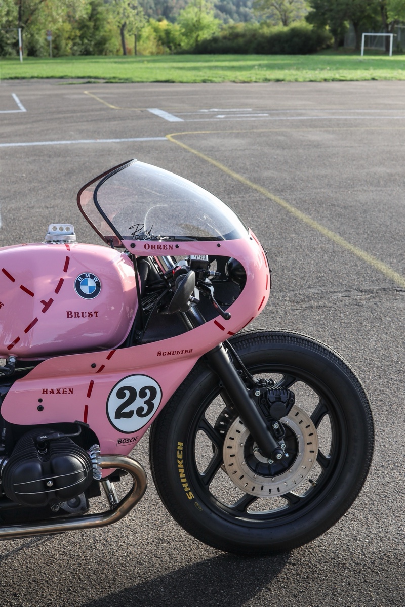BMW R80 Cafe Racer Pink Pig
