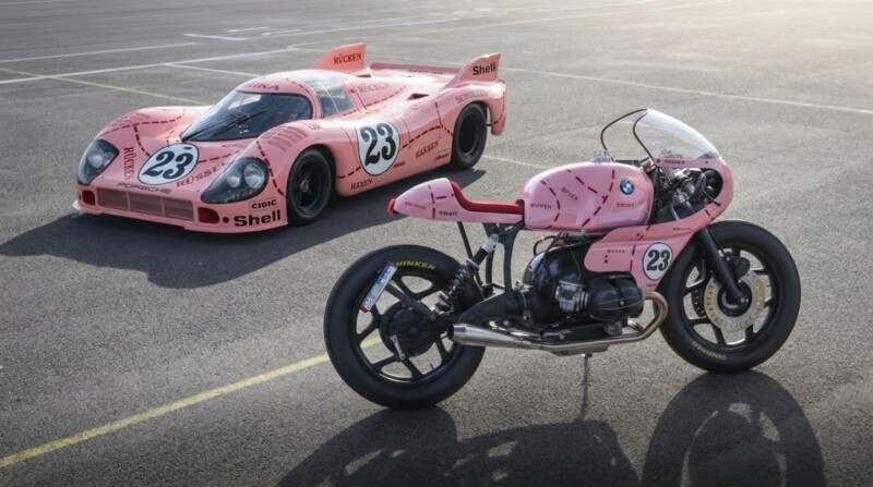 BMW R80 Cafe Racer Pink Pig