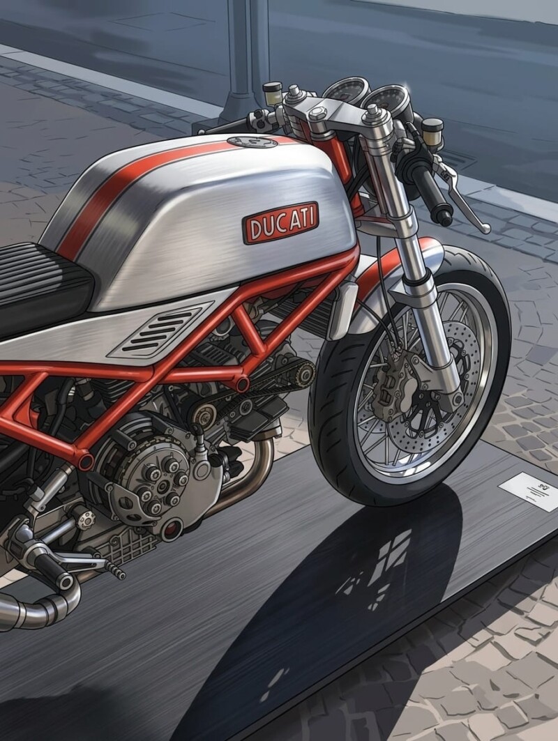 Ducati M900ie Monster Cafe Racer
